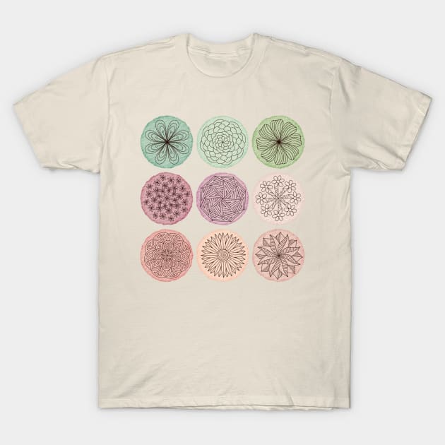 Watercolor Florals T-Shirt by Designed-by-bix